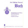 Bach Carl Philipp Emmanuel - Zwolf Stucke fur floten und harfenu