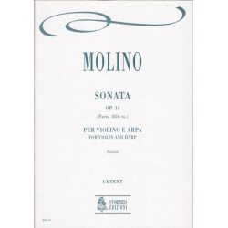 Molino Luigi - Sonate Op. 14<br> per violino e arpa