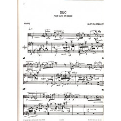 Bancquart Alain - Duo (alto et harpe)