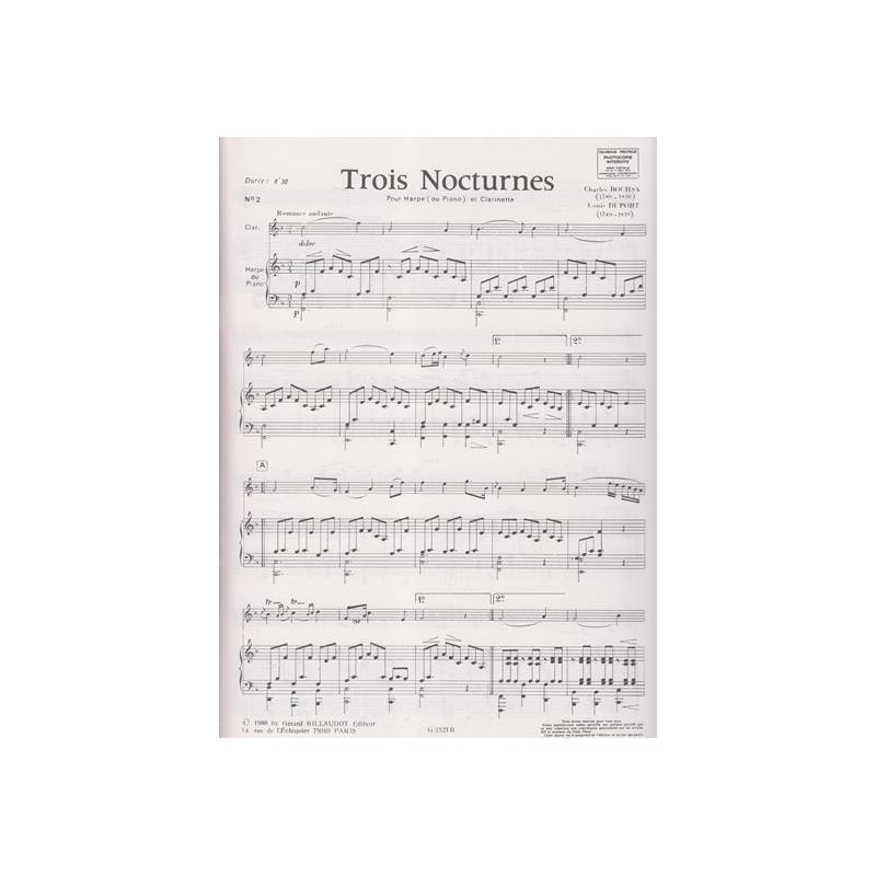 Bochsa Nicolas-Charles - Duport Louis - Nocturne n