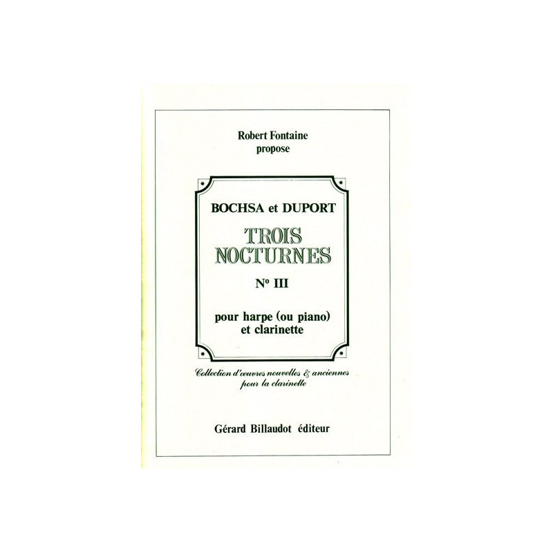 Bochsa Nicolas-Charles - Duport Louis - Nocturne n