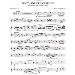 Ghidoni Armando - Nocturne et Sicilienne (clarinette & harpe)
