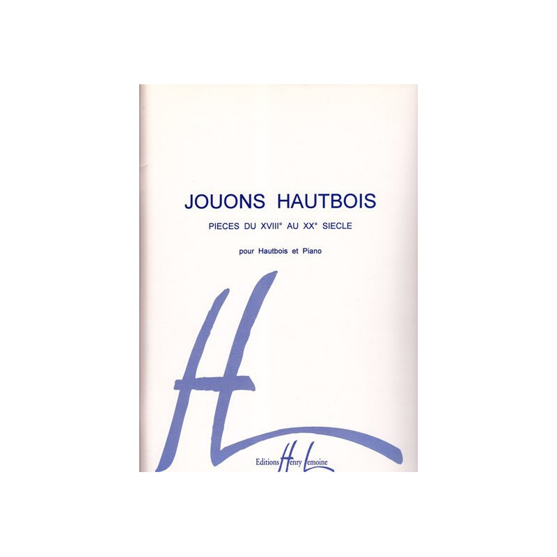 Kasic Gilles - Jouons hautbois (Hautbois & harpe ou piano)