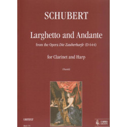 Schubert Franz - Larghetto e Andante (dall'opera die Zauberharfe) (clarinette & harpe)