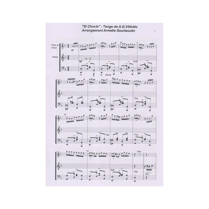 Villoldo A.G. - El Choclo Tango (fl