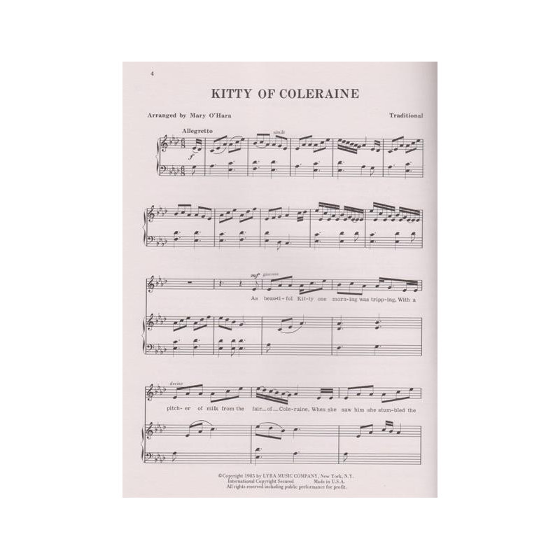 O'Hara Mary - Songs of Ireland (voix & harpe)