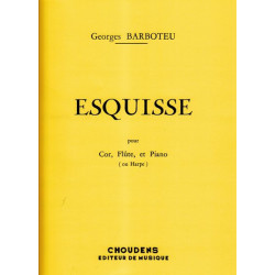 Barboteu Georges - Esquisse (cor, fl