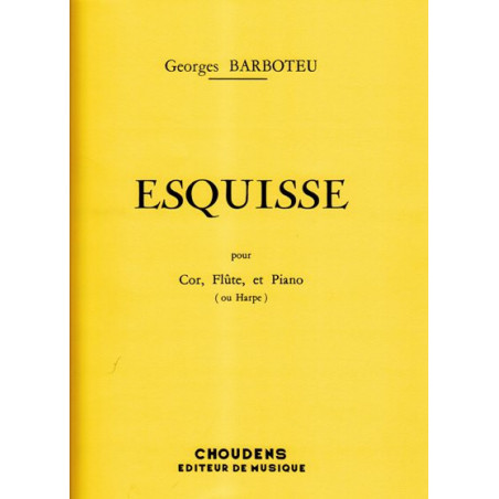 Barboteu Georges - Esquisse (cor, fl
