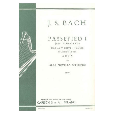 Bach Johann Sebastian - Passepied I (en rondeau)