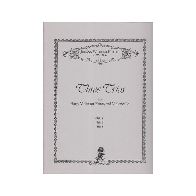 Hertel Johann Wilhelm - 3 trios (1)(violon ou fl