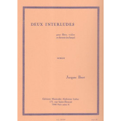 Ibert Jacques - 2 interludes (fl