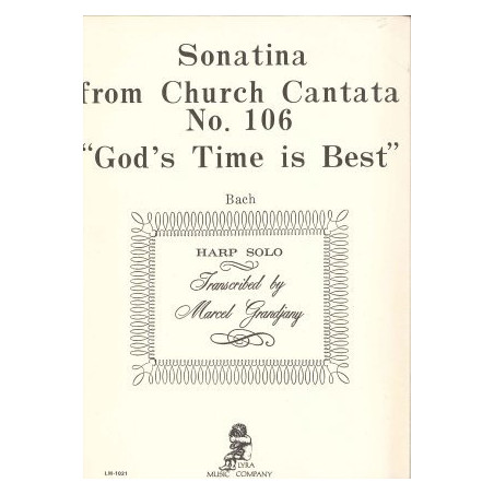 Bach Johann Sebastian - Sonatina God's time is best