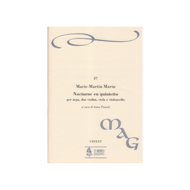 Marin Marie-Martin - Nocturne en quintette op.14, conducteur (quatuor & harpe)