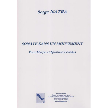 Natra Serge - Sonate dans un mouvement (Quatuor 