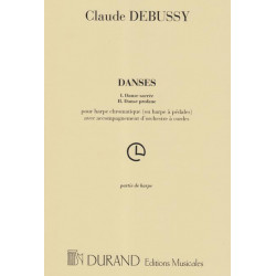 Debussy Claude - Danses (partie harpe)