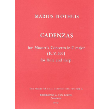 Flothuis Marius - Cadences du concerto de Mozart