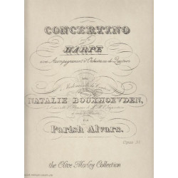 Parish Alvars Elias - Concertino op. 34 avec quatuor 
