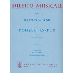 Schenk Johann - Concerto mi b Majeur (conducteur)