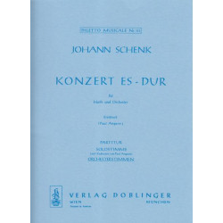 Schenk Johann - Concerto mi b Majeur (parties d'orchestre)