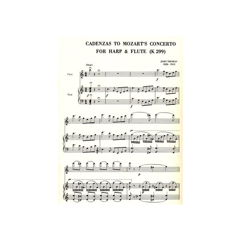 Thomas John - Cadenzas to Mozart's Concerto (harp and flute)