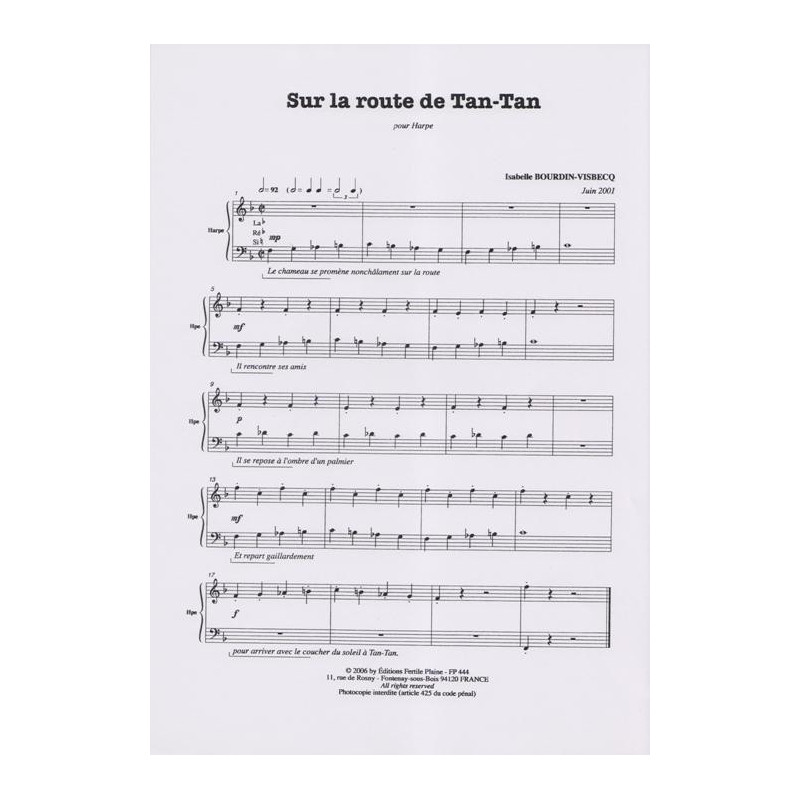 Bourdin Isabelle-Visbecq - Sur la route de Tan-Tan