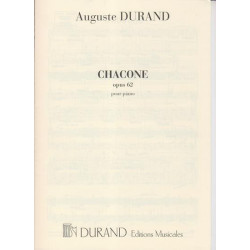 Durand Auguste - Chacone Op. 62