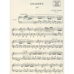 Durand Auguste - Chacone Op. 62