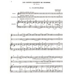 Divers Auteurs - Les petits concerts de chambre Vol. 1 (violon, violoncelle & piano ou harpe)