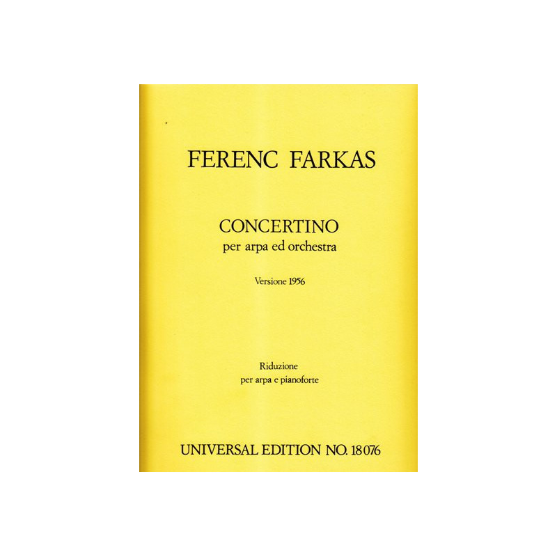 Farkas Ferenc - Concertino (harpe & orchestre - r