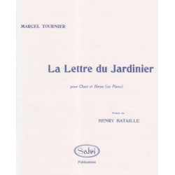 Tournier Marcel - La lettre du jardinier (chant & harpe)
