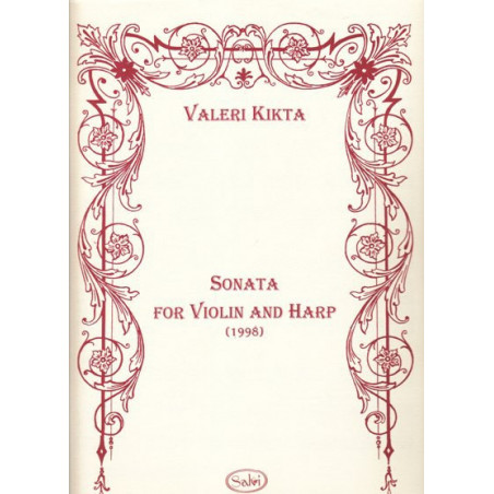 Kikta Valeri - Sonata for violin and harp (violon & harpe)