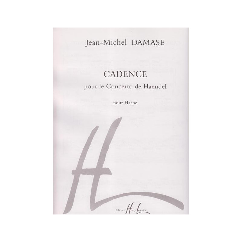 Damase Jean-Michel - Cadence pour le Concerto de Haendel