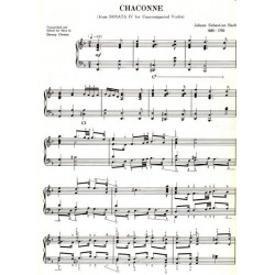 Bach Johann Sebastian - Owens Dewey - Chaconne (Lyra)