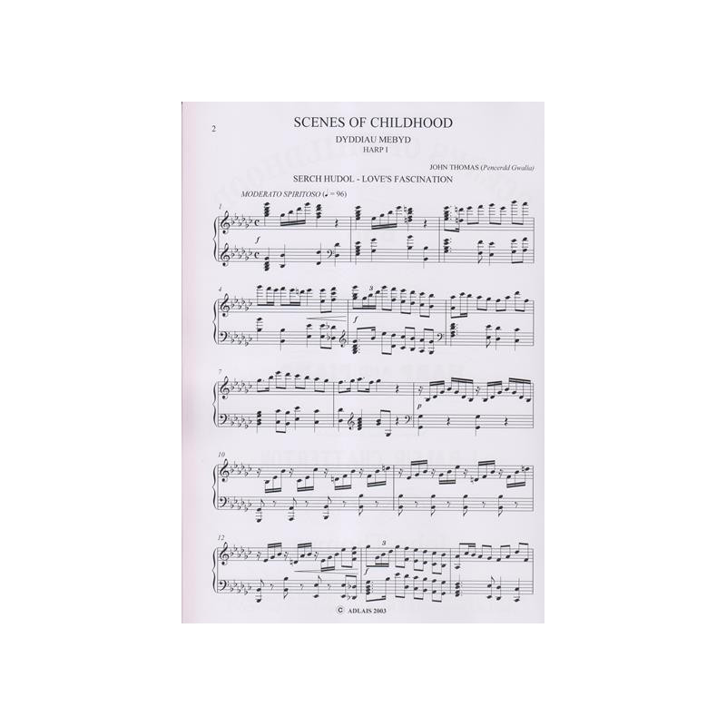 Thomas John - Scenes of Childhood (2 harps)