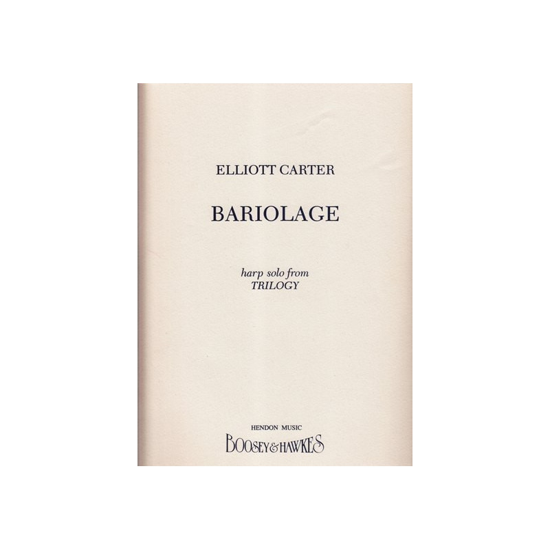 Carter Elliott - Bariolage, harp solo from Trilogy