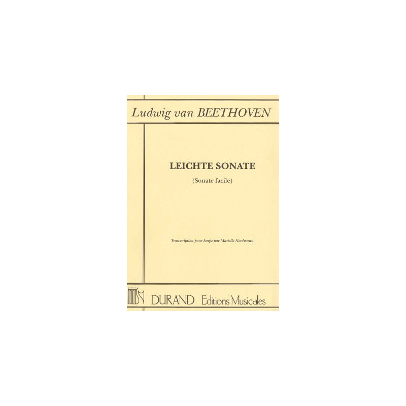 Beethoven Ludwig van - Leichte Sonate (Sonate facile) - Marielle Nordmann