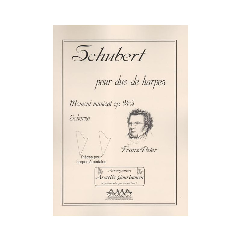 Schubert Frantz - Pour duo de harpes