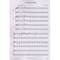 Grieg Edvard - La danse d'Anitra (3 harpes)