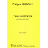 Hersant Philippe - 3 nocturnes (fl