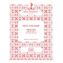 Prokofiev Serge - Piece for harp & prelude op.12, n