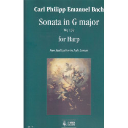 Bach Carl Philipp Emanuel - Sonata in G major <br> Wq 139 for Harp