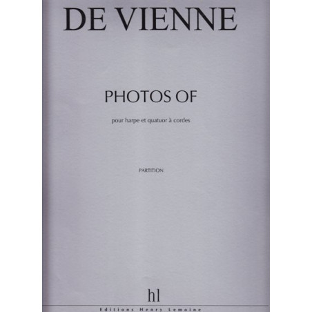 De Vienne Bernard - Photos of... (Score)