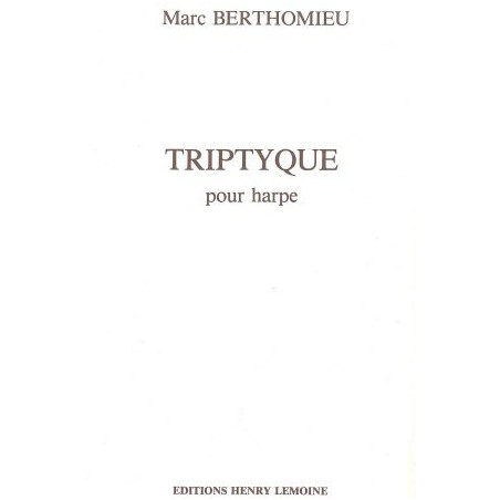 Berthomieu Marc - Triptyque (pour harpe)
