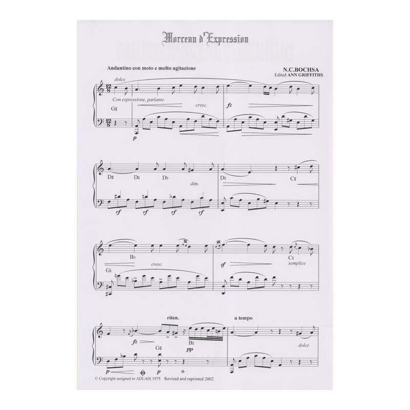 Bochsa Nicola-Charles - Morceau d'expression