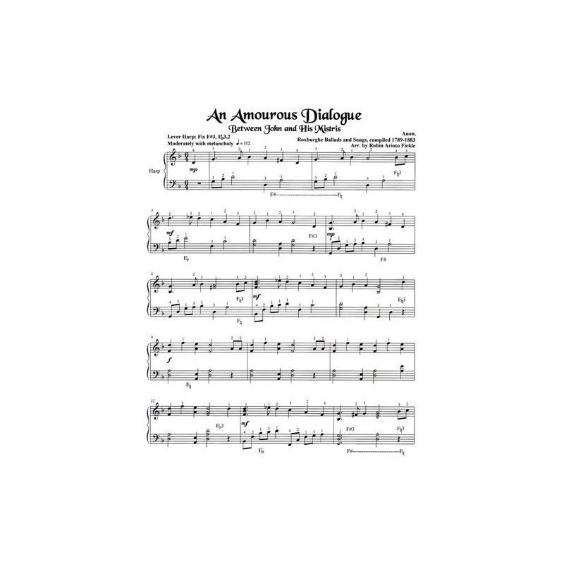 Fickle Robin Arioto - Renaissance Songes of the Merrie Cavalier