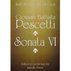 Pescetti Giovanni Battista - Sonata VI (pedal harp)