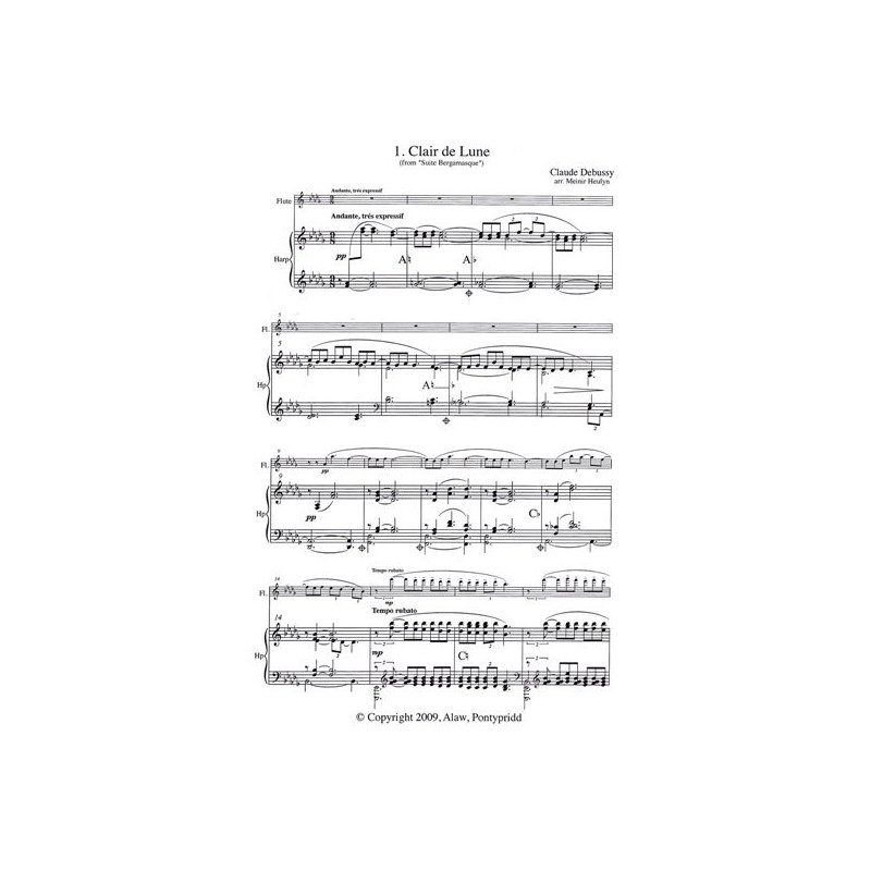 Heulyn Meinir - French Classics (for flute and harp)