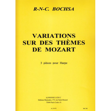 Bochsa Nicola-Charles - Variations sur des th