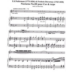 Naderman F. J. et Duvernoy F. - Nocturno III pour cor et harpe