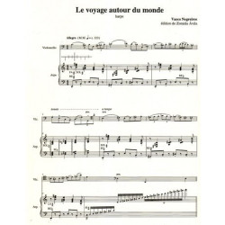 Negreiros Vasco - Le Voyage autour du monde (harpe et violoncelle ou alto)